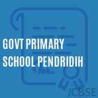 Govt Primary School Pendridih Logo