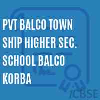 Pvt Balco Town Ship Higher Sec. School Balco Korba Logo