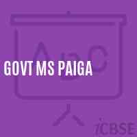 Govt Ms Paiga Middle School Logo