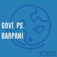 Govt. Ps. Barpani Primary School Logo