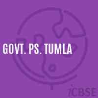 Govt. Ps. Tumla Primary School Logo