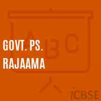 Govt. Ps. Rajaama Primary School Logo