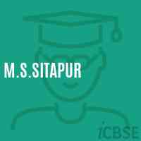 M.S.Sitapur Middle School Logo