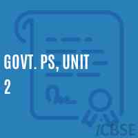 Govt. Ps, Unit 2 Primary School Logo