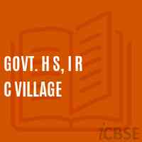 Govt. H S, I R C Village Secondary School Logo