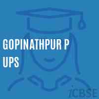 Gopinathpur P Ups Middle School Logo