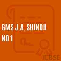 Gms J.A. Shindh No 1 Middle School Logo