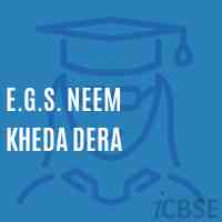 E.G.S. Neem Kheda Dera Primary School Logo