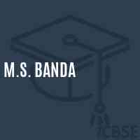 M.S. Banda Middle School Logo