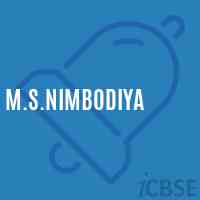 M.S.Nimbodiya Middle School Logo