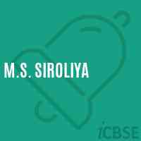 M.S. Siroliya Middle School Logo