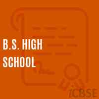 B.S. High School Logo