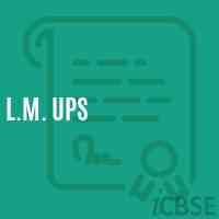 L.M. Ups School Logo