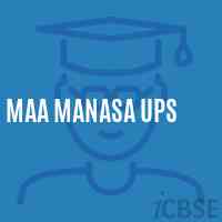 Maa Manasa UPS School Logo