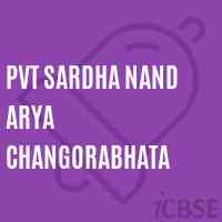 Pvt Sardha Nand Arya Changorabhata Middle School Logo