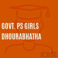 Govt. Ps Girls Dhourabhatha Primary School Logo