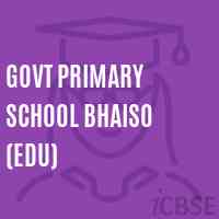 Govt Primary School Bhaiso (Edu) Logo