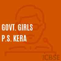 Govt. Girls P.S. Kera Primary School Logo