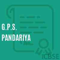 G.P.S. Pandariya Primary School Logo