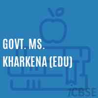 Govt. Ms. Kharkena (Edu) Middle School Logo