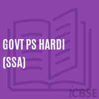 Govt Ps Hardi (Ssa) Primary School Logo