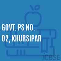 Govt. Ps No. 02, Khursipar Primary School Logo