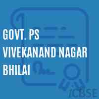 Govt. Ps Vivekanand Nagar Bhilai Primary School Logo