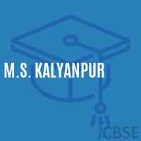 M.S. Kalyanpur Secondary School Logo