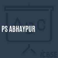 Ps Abhaypur Primary School Logo