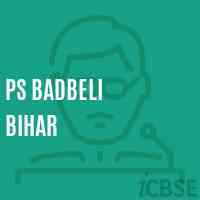Ps Badbeli Bihar Primary School Logo