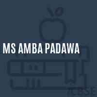 Ms Amba Padawa Middle School Logo