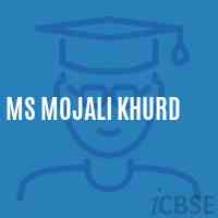 Ms Mojali Khurd Middle School Logo