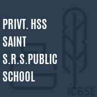 Privt. HSS SAINT S.R.S.PUBLIC SCHOOL Logo