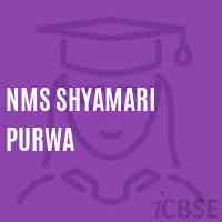 Nms Shyamari Purwa Middle School Logo