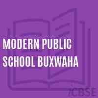 Modern Public School Buxwaha Logo