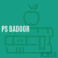 Ps Badoor Primary School Logo