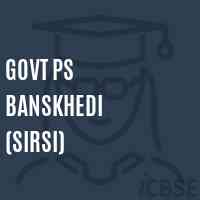 Govt Ps Banskhedi (Sirsi) Primary School Logo