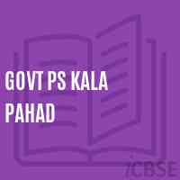 Govt Ps Kala Pahad Primary School Logo