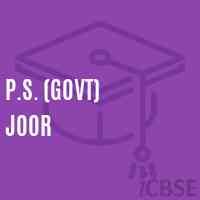P.S. (Govt) Joor Primary School Logo