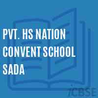 Pvt. Hs Nation Convent School Sada Logo