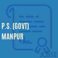 P.S. (Govt) Manpur Primary School Logo