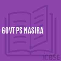 Govt Ps Nasira Primary School Logo