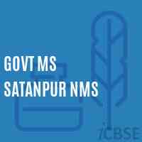 Govt Ms Satanpur Nms Middle School Logo