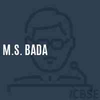 M.S. Bada Middle School Logo