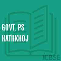 Govt. Ps Hathkhoj Primary School Logo