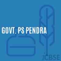 Govt. Ps Pendra Primary School Logo