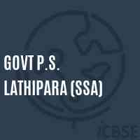 Govt P.S. Lathipara (Ssa) Primary School Logo