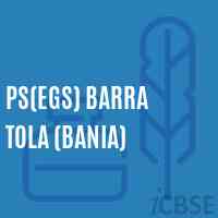Ps(Egs) Barra Tola (Bania) Primary School Logo