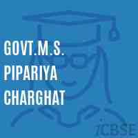 Govt.M.S. Pipariya Charghat Middle School Logo