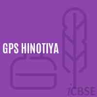 Gps Hinotiya Primary School Logo
